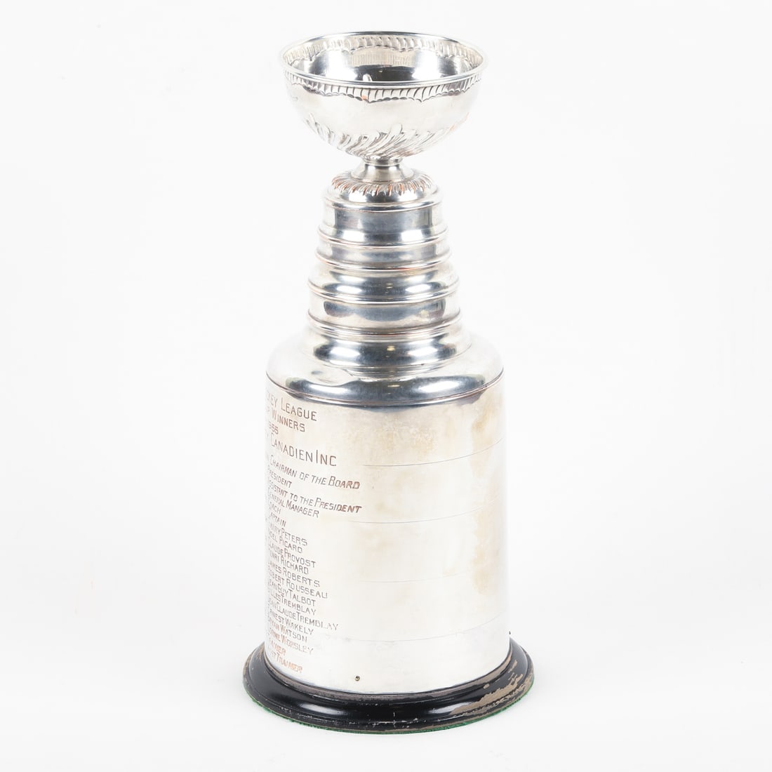 Claude LaRose's 1964-1965 Montreal Canadiens Personal Stanley Cup Trophy - 6