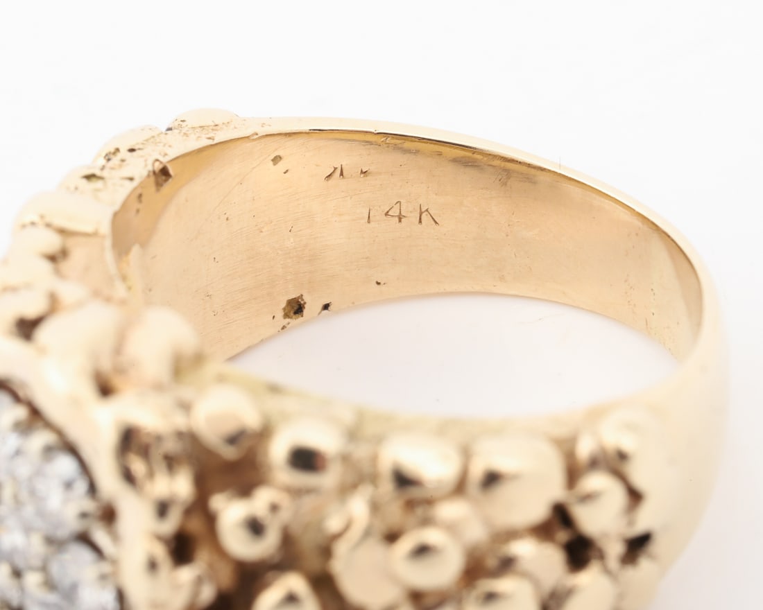 1989 14k Gold Ring Attributed to Hulk Hogan from the Collection of the Late Dave Newell - 8