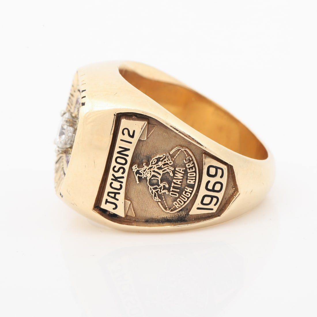 1969 Russ Jackson Ottawa Rough Riders Grey Cup Ring - 4