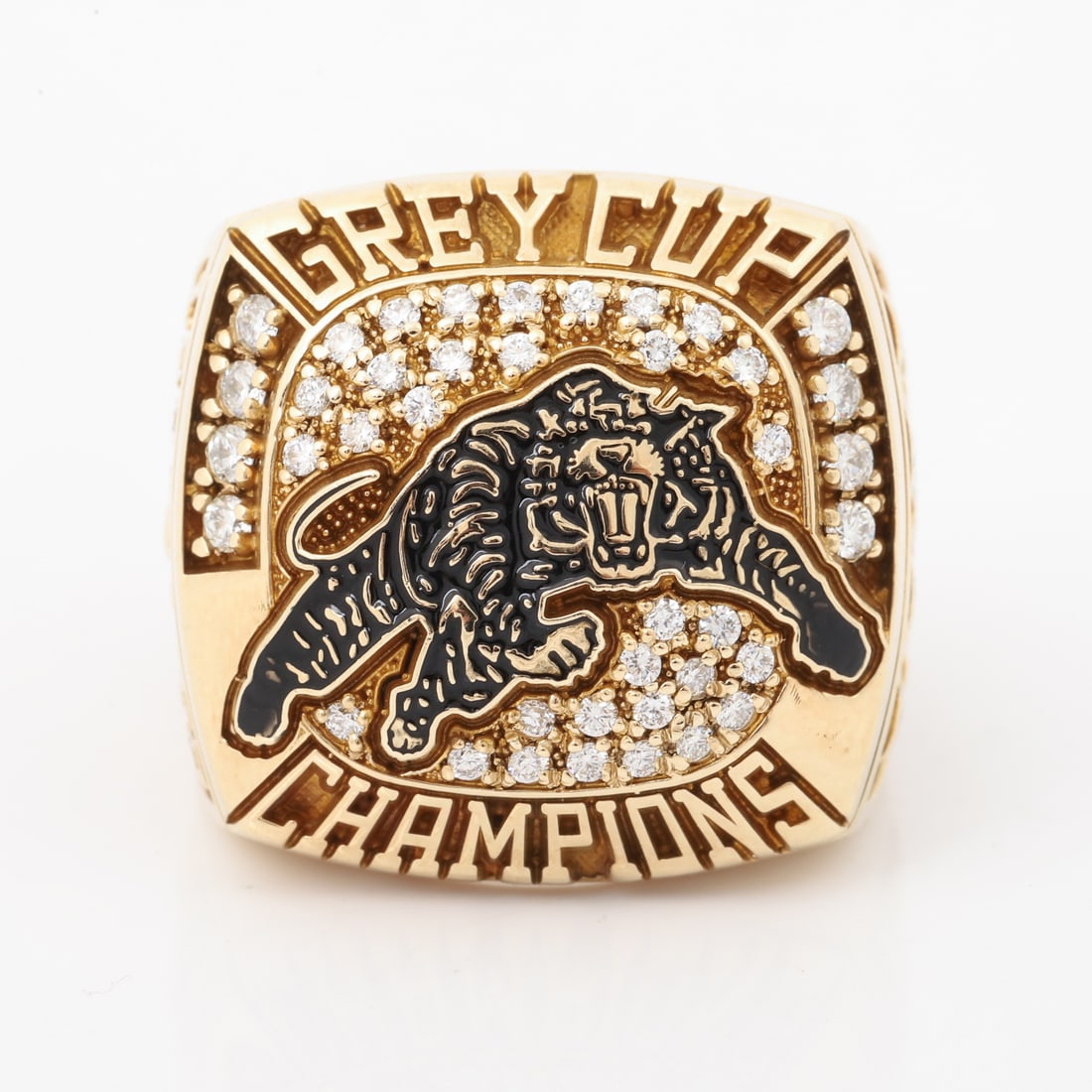 1999 Ron Lancaster Hamilton Tiger Cats Grey Cup Ring - 3