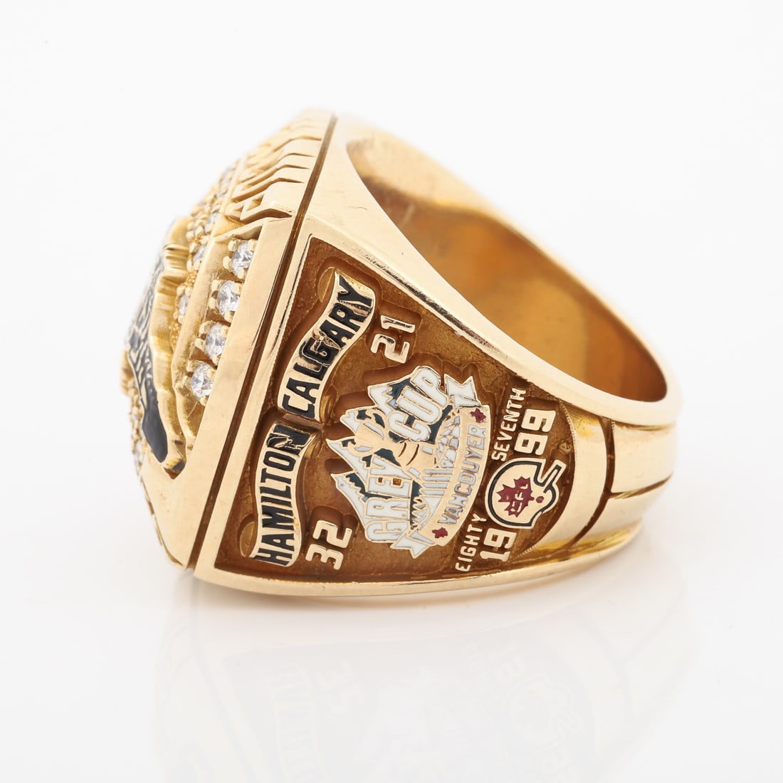 1999 Ron Lancaster Hamilton Tiger Cats Grey Cup Ring - 4