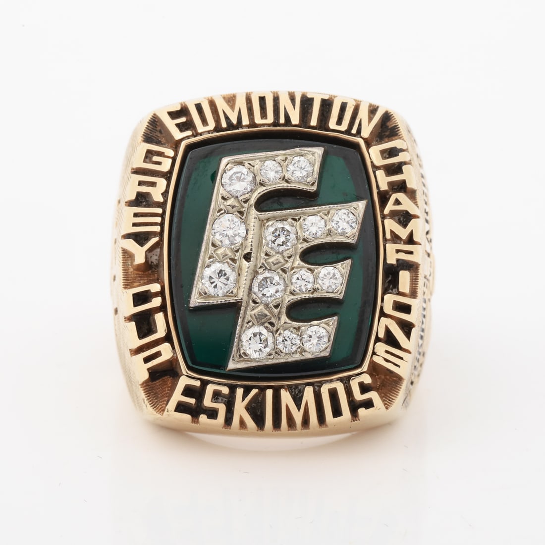 1987 James Bell Grey Cup Edmonton Eskimos Ring - 3