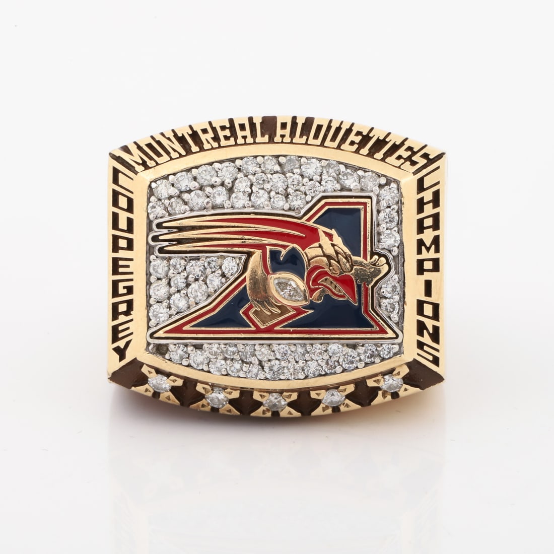 2002 Luke Fritz Montreal Alouettes Grey Cup Ring - 3