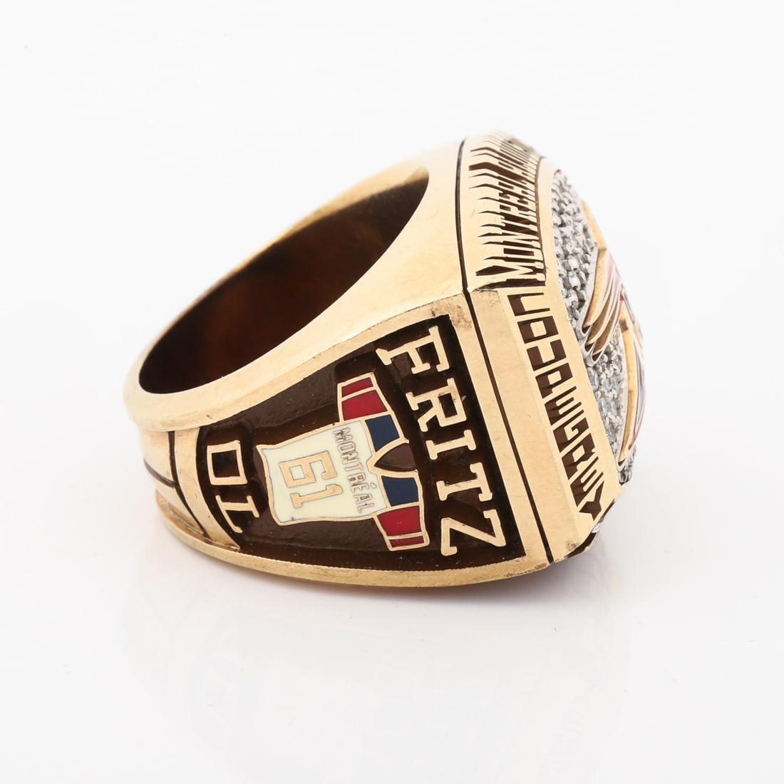 2002 Luke Fritz Montreal Alouettes Grey Cup Ring - 4