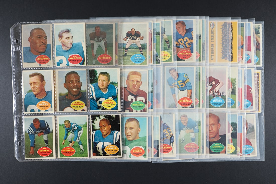 1960 Topps NFL Complete Set (132/132) - 6