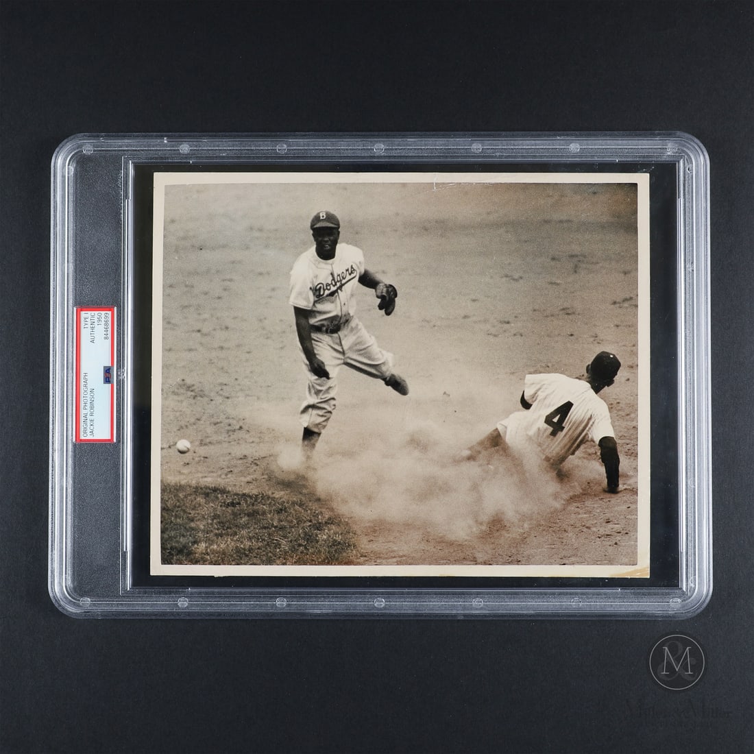 1950 Jackie Robinson "Turning Two" Type 1 Photograph (PSA/DNA) (1 of 3)