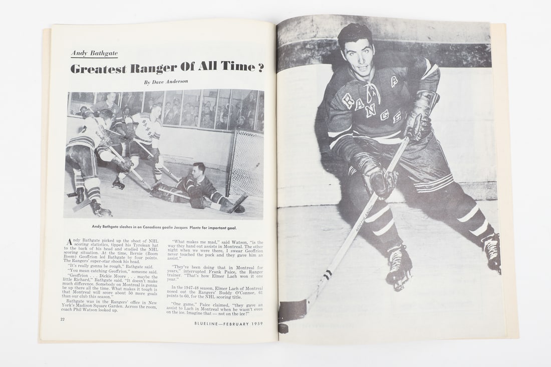 1959 Tex Coulter Original Cover Art of Andy Bathgate - 6