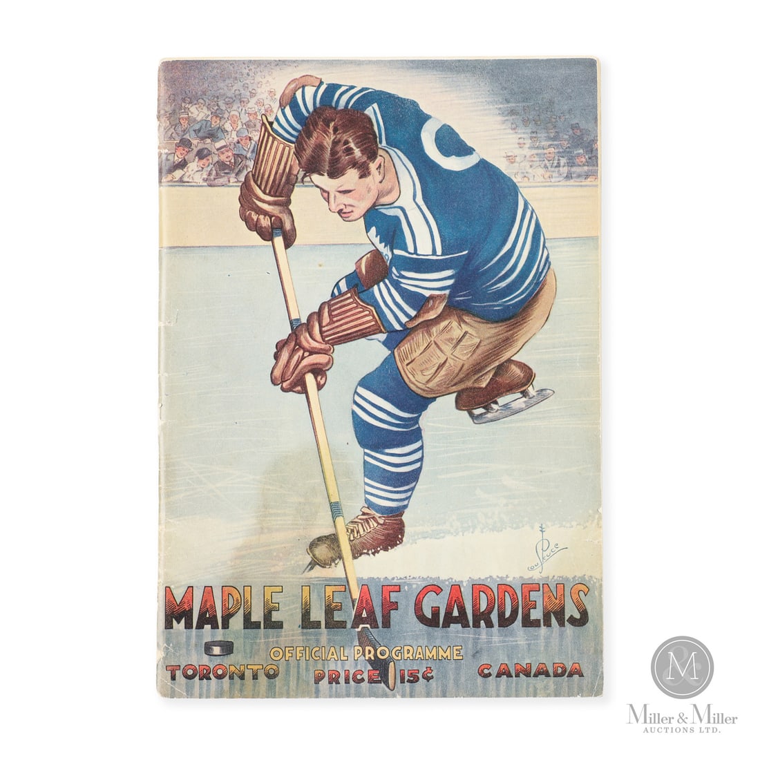 1932-1933 Maple Leaf Gardens Opening Game Program: A rare survivor from a formative season in franchise history, this 1932–1933 opening night program represents the Toronto Maple Leafs at the height of their early dominance. Fresh off their