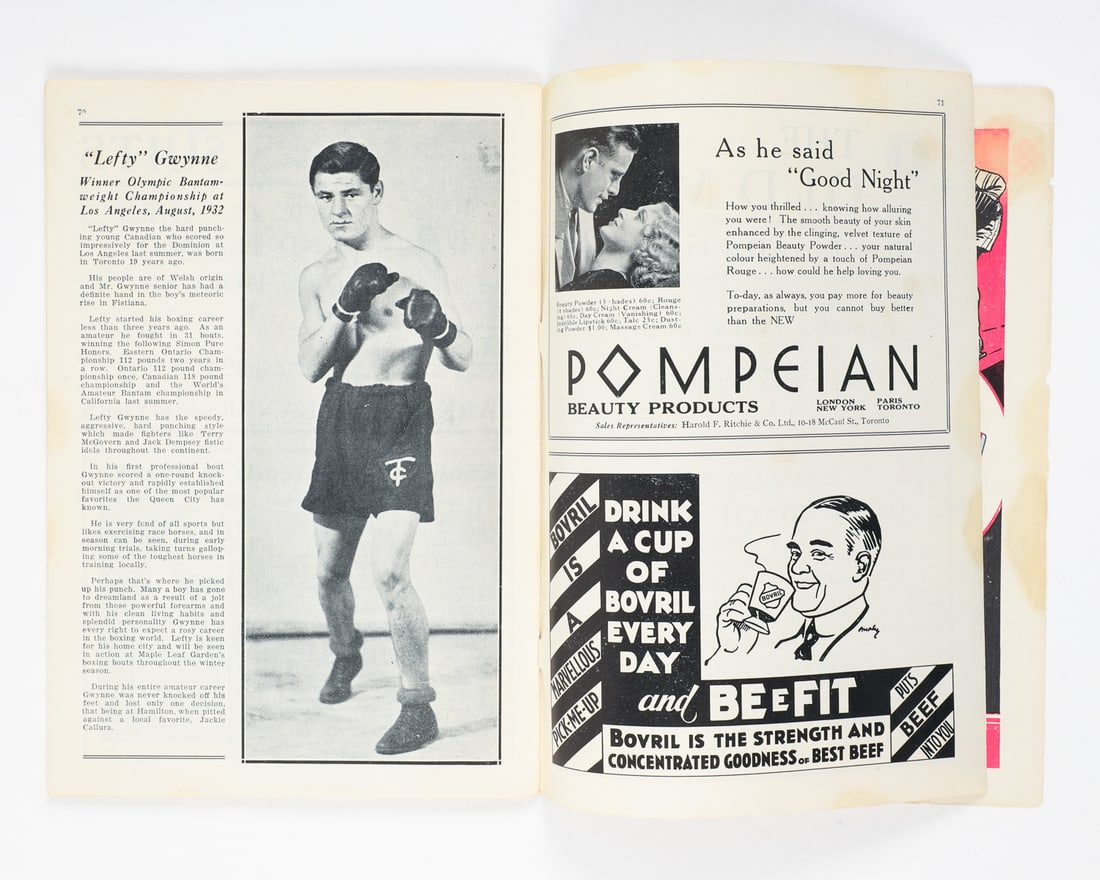 1932-1933 Maple Leaf Gardens Opening Game Program - 6