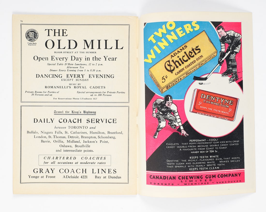 April 11, 1933 Maple Leaf Gardens Stanley Cup Final Program - 5