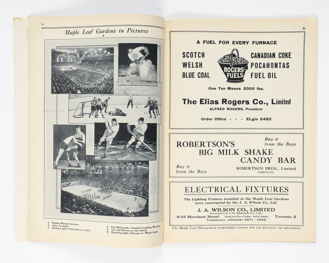 April 11, 1933 Maple Leaf Gardens Stanley Cup Final Program - 8