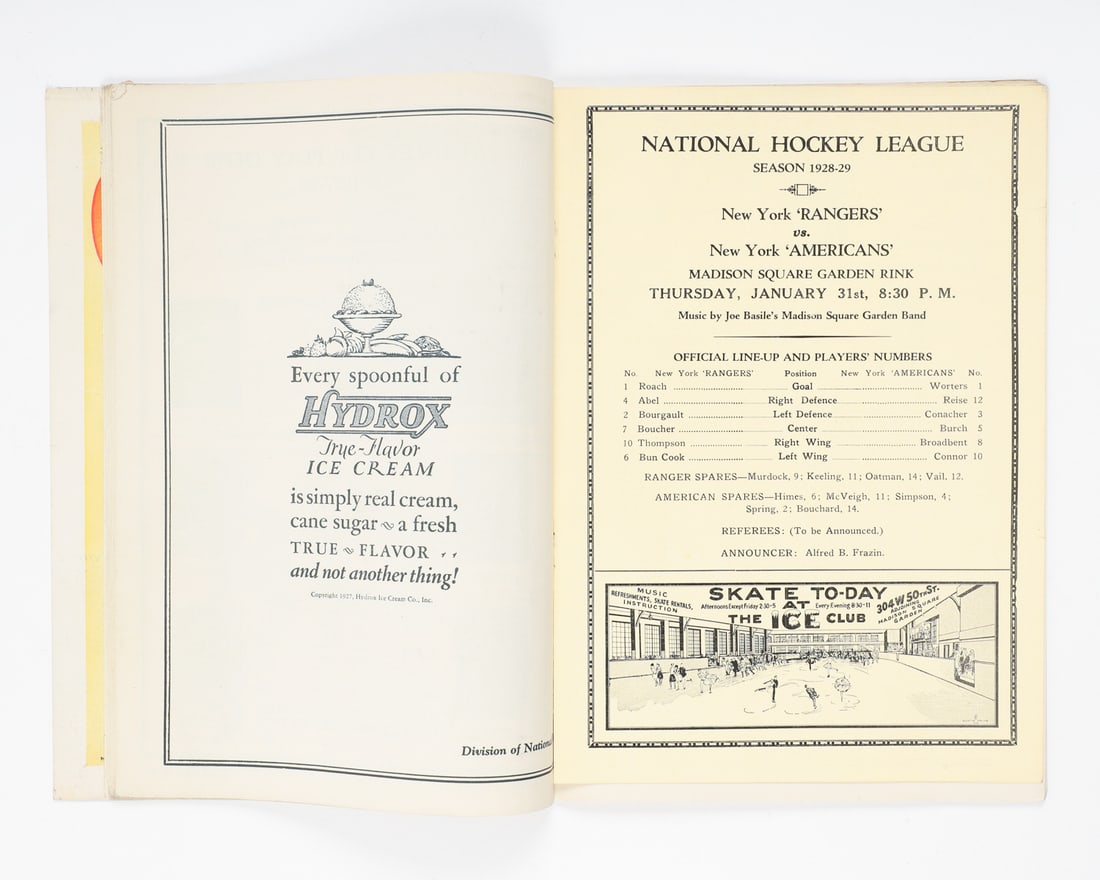 January 31, 1929 Madison Square Garden Program - 3