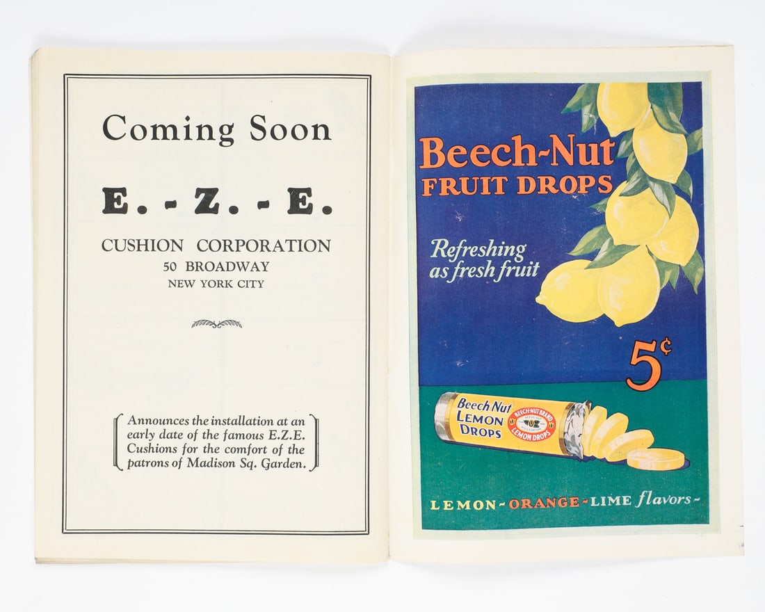 January 31, 1929 Madison Square Garden Program - 9