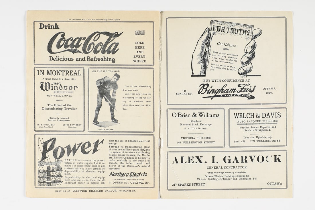 March 16, 1929 Ottawa Auditorium Program - 4