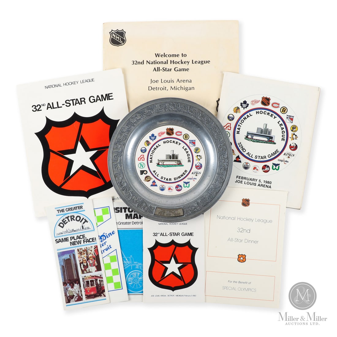 1980 NHL All Star Game Package: From the collection of the late Dave Newell, this 1980 All-Star Game package includes a unique mix of material from a historic All-Star Game. The 1980 NHL All-Star Game is historically significant as
