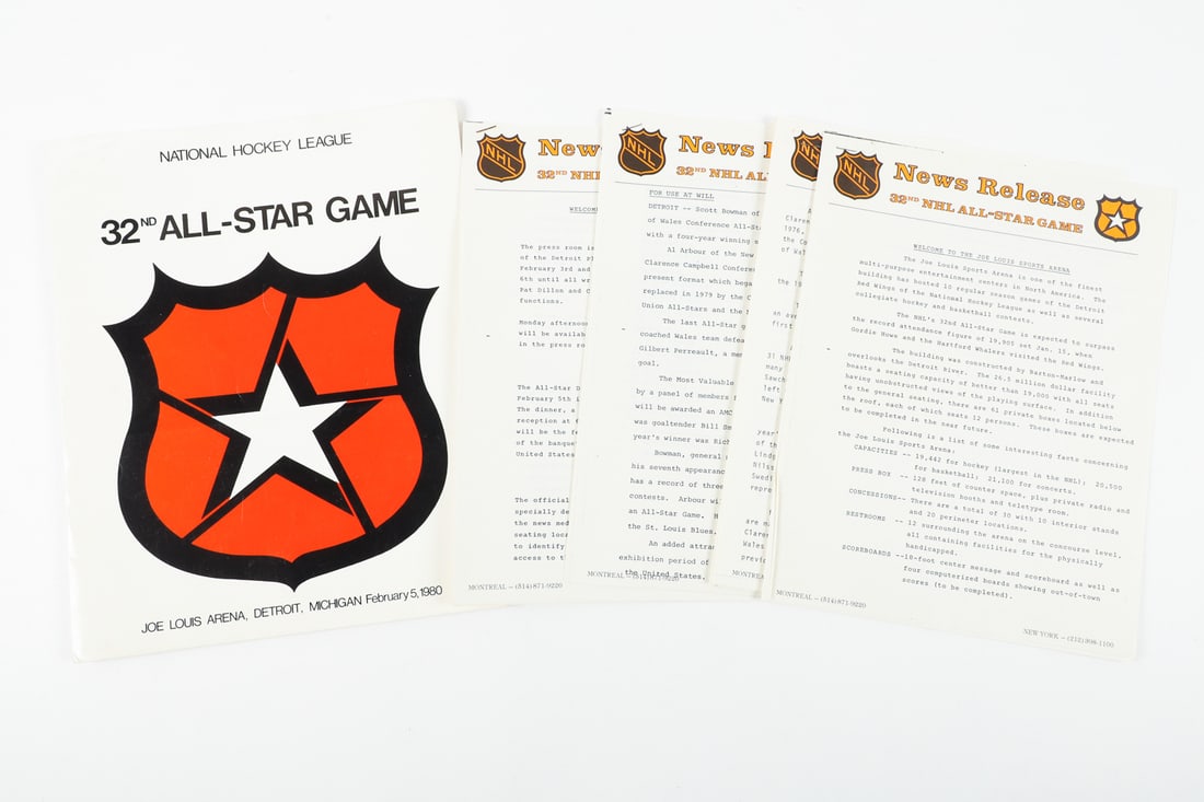 1980 NHL All Star Game Package - 4