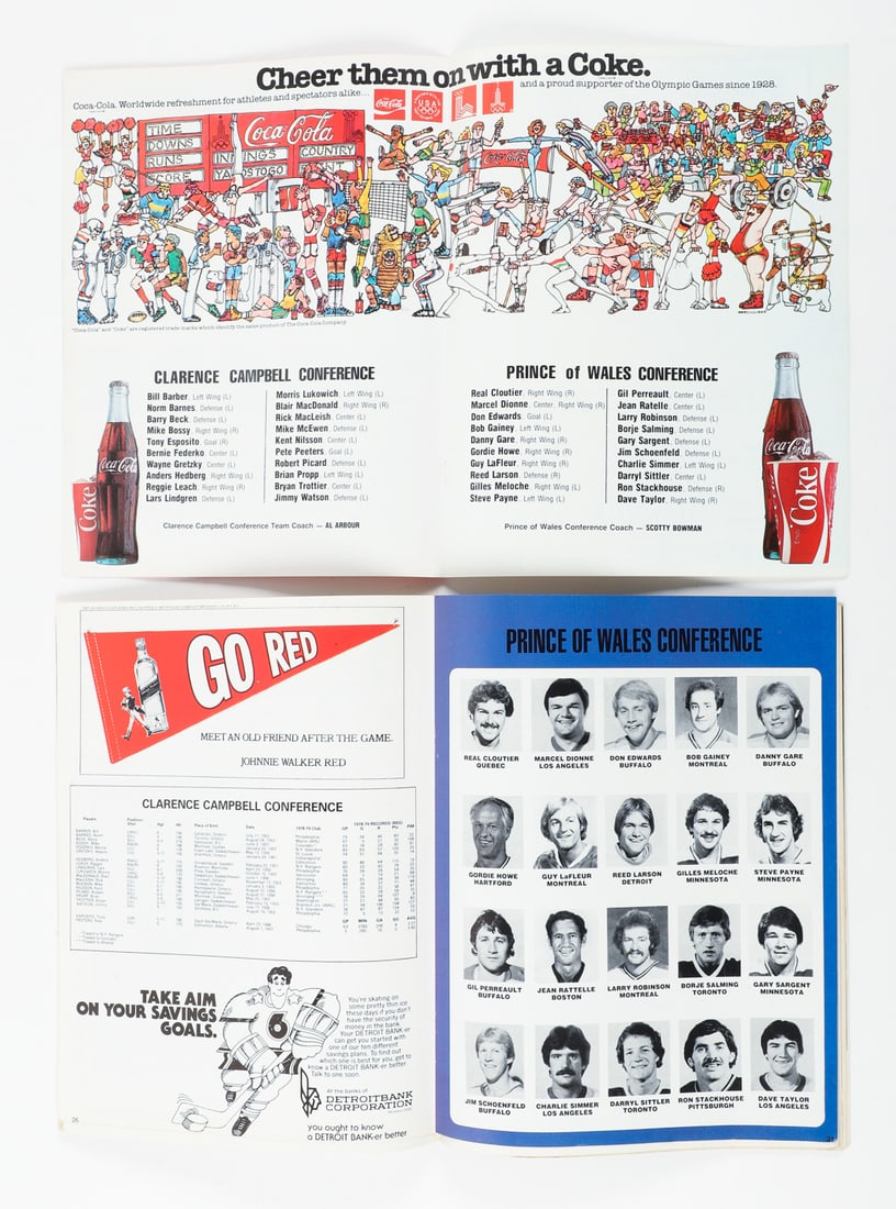 1980 NHL All Star Game Package - 6