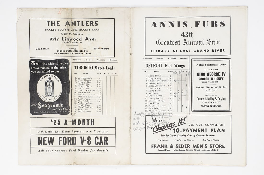 1935-1936 Olympia Stanley Cup Finals Program - 3