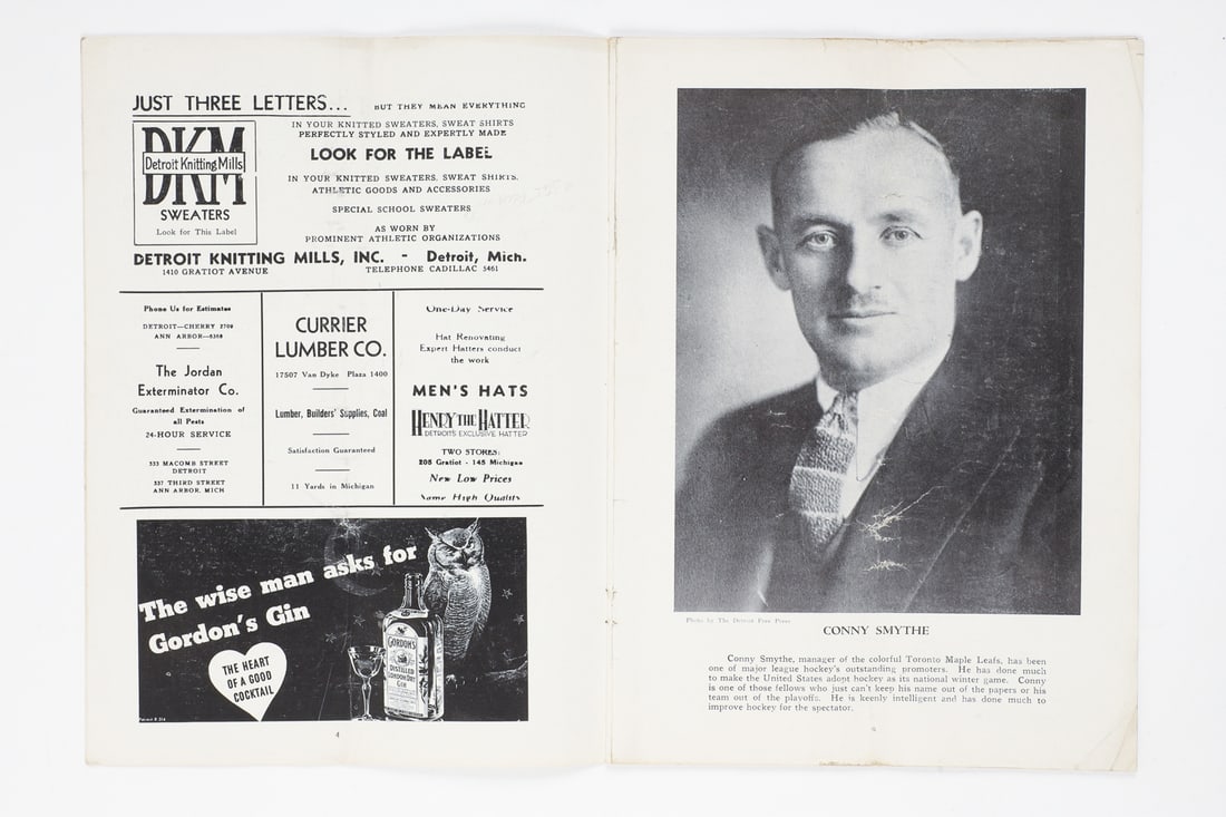 1935-1936 Olympia Stanley Cup Finals Program - 4