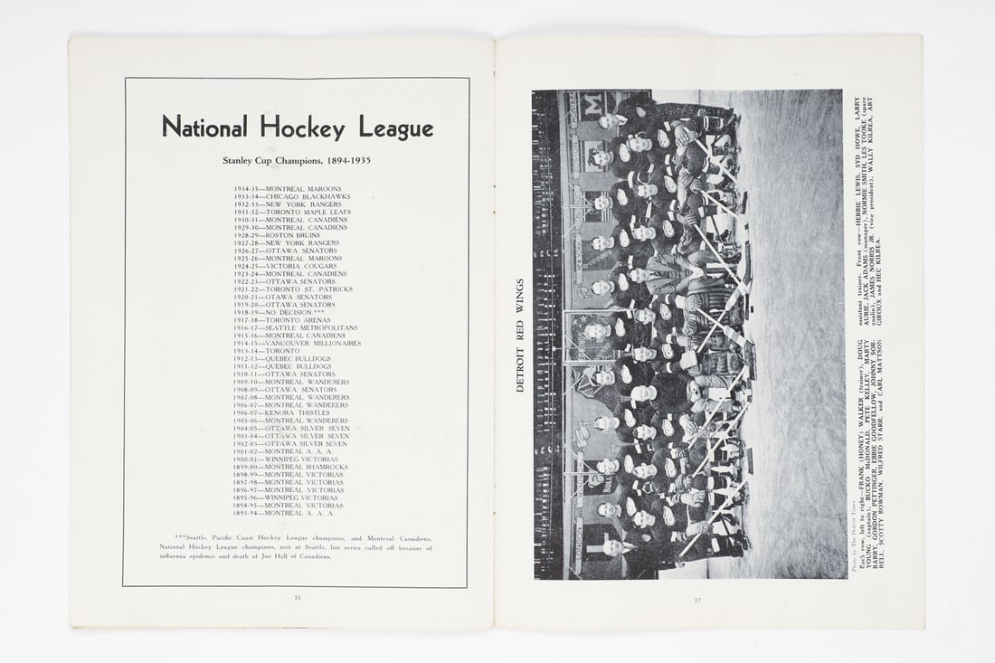 1935-1936 Olympia Stanley Cup Finals Program - 7