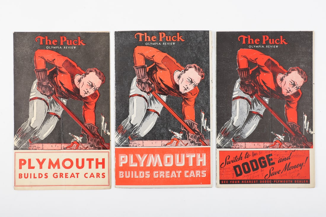 1927-1937 Detroit Olympia Programs (First Ever Game) - 10