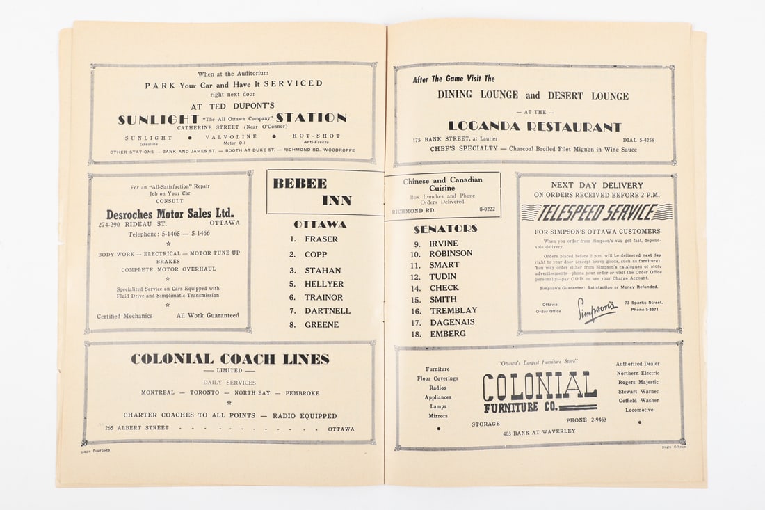 Collection of Early Ottawa Auditorium Programs Featuring Carnegie (7) - 5