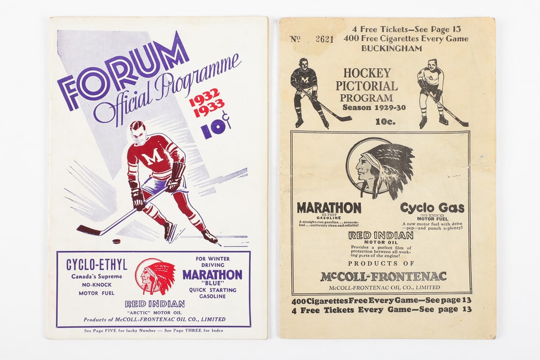 Collection of Early Montreal Forum Programs (8) - 5