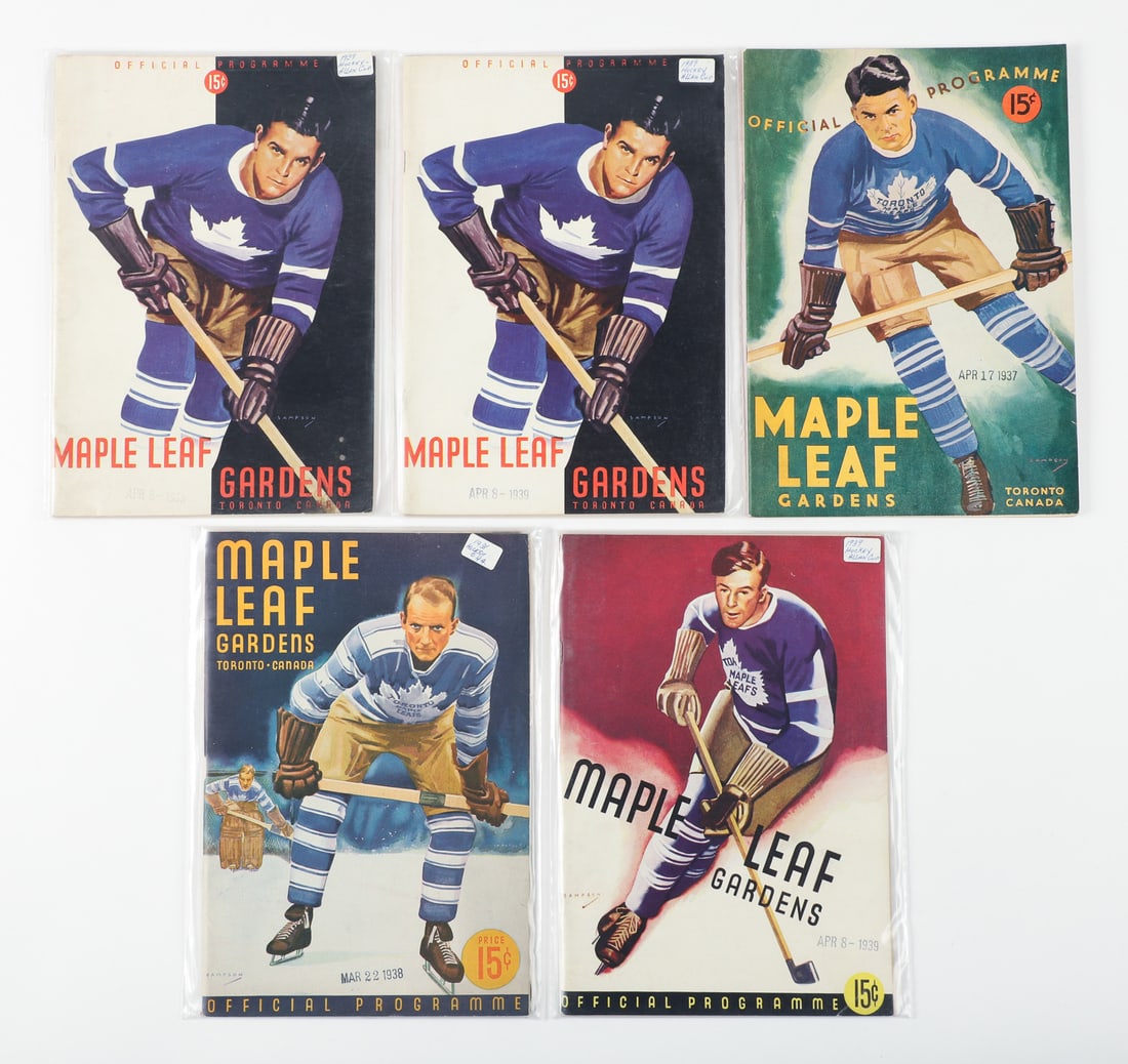 1930-1940s Maple Leaf Gardens Junior Hockey Programs (46) - 12