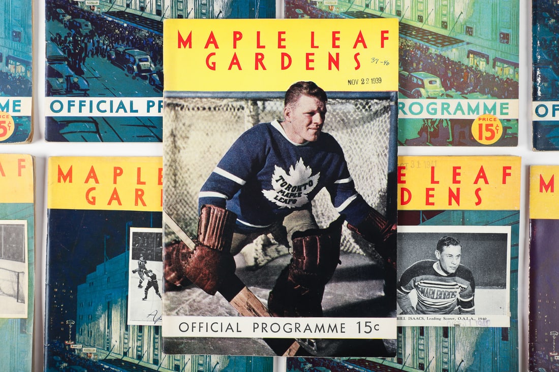 1930-1940s Maple Leaf Gardens Junior Hockey Programs (46) - 4
