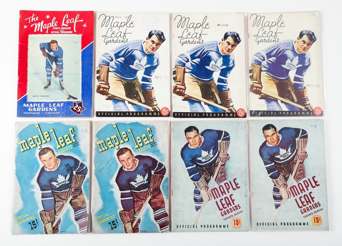 1930-1940s Maple Leaf Gardens Junior Hockey Programs (46) - 9
