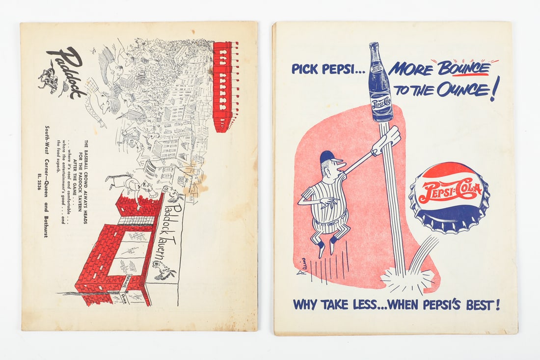 1924-1950 Toronto Maple Leaf Baseball Programs w/ Babe Ruth (12) - 18