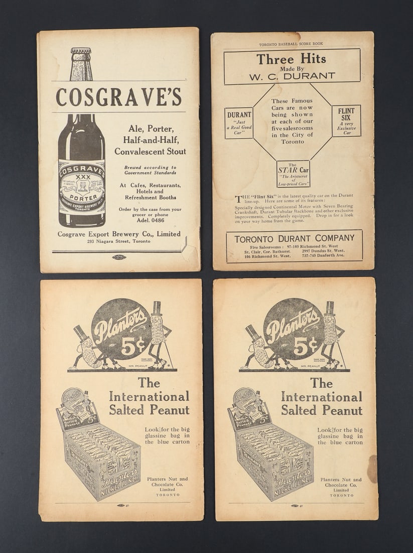 1924-1950 Toronto Maple Leaf Baseball Programs w/ Babe Ruth (12) - 3
