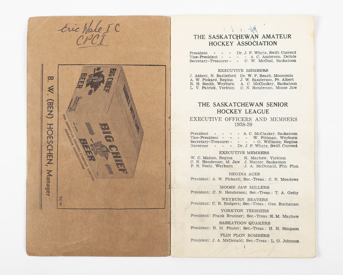 Collection of Early NHL Guides and Rule Books (7) - 13