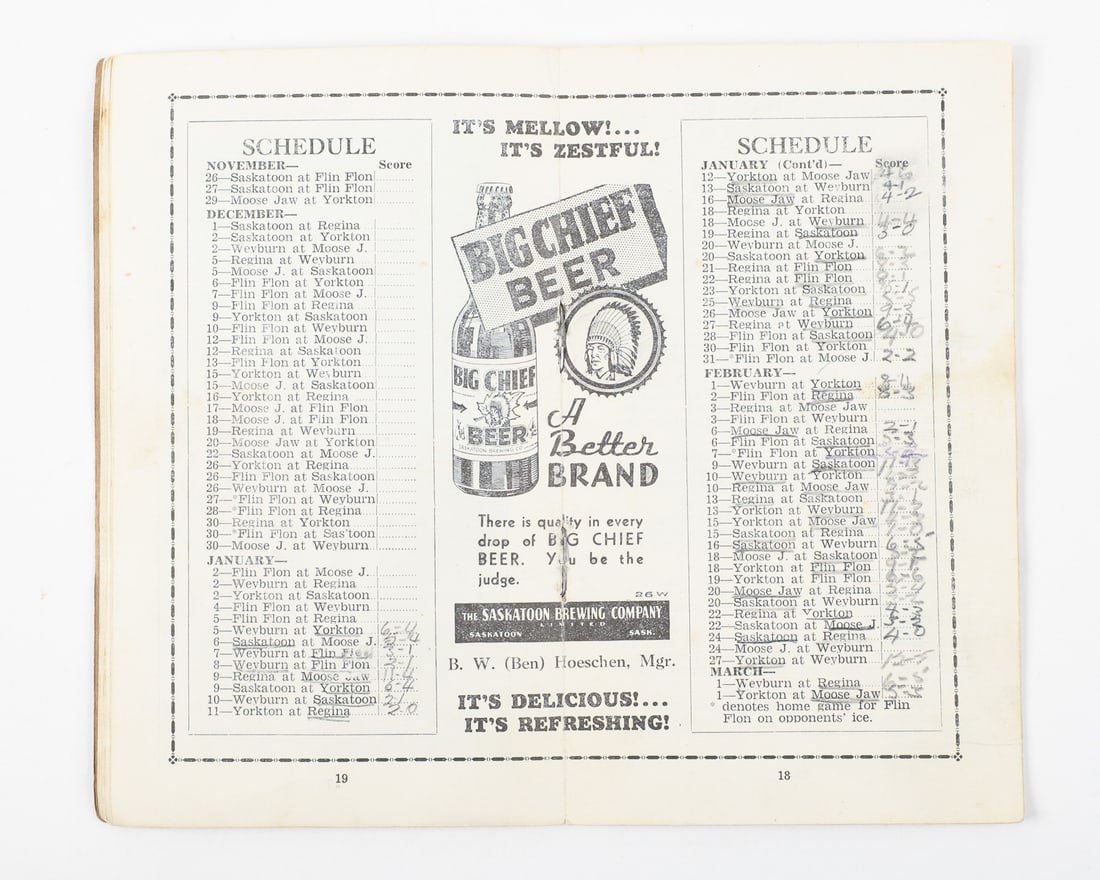 Collection of Early NHL Guides and Rule Books (7) - 14