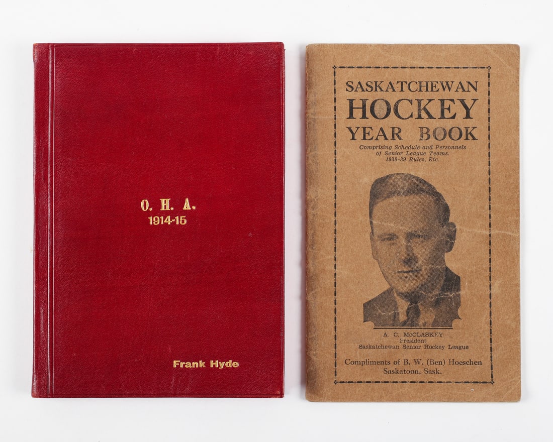 Collection of Early NHL Guides and Rule Books (7) - 8