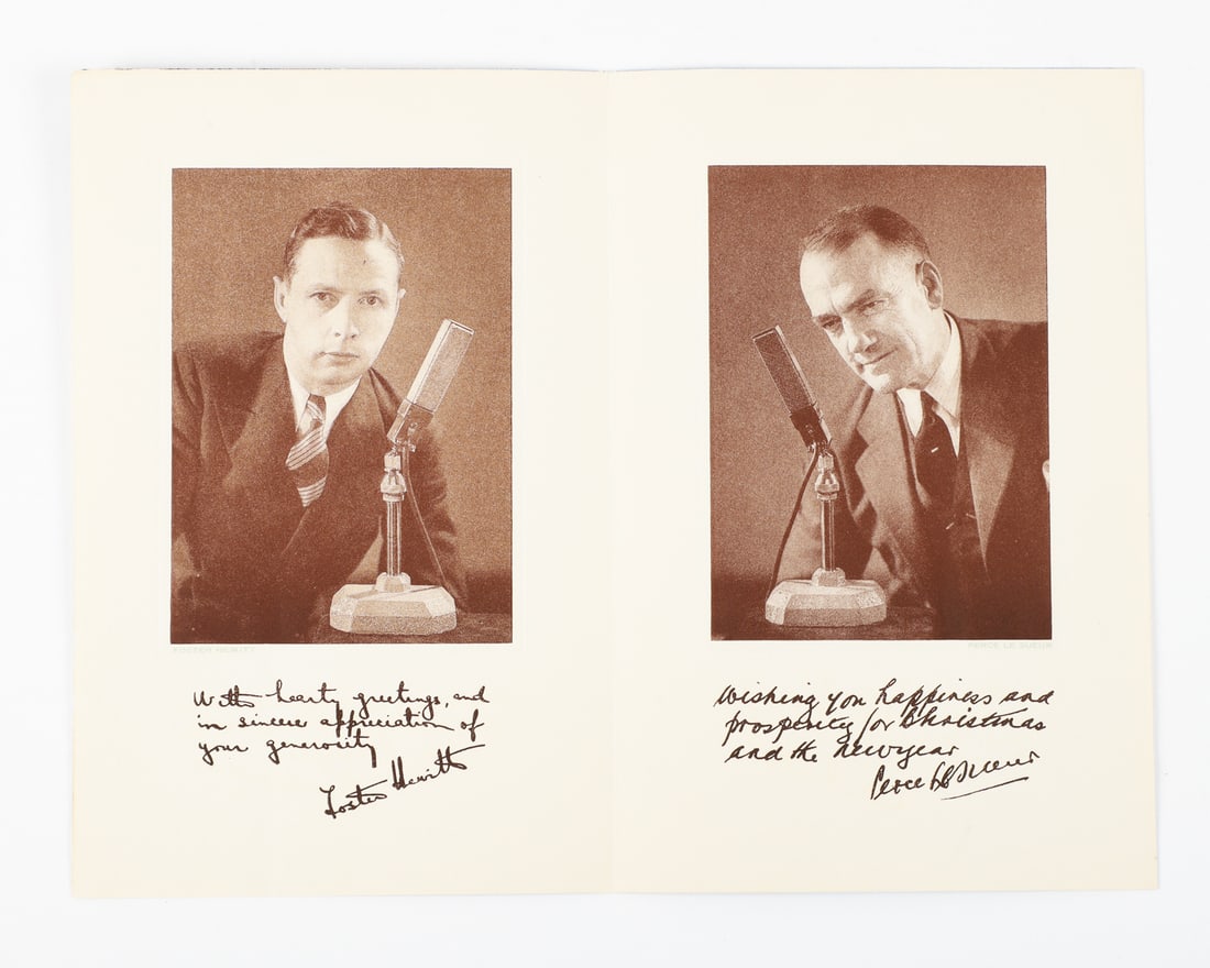 Maple Leaf Gardens Broadcaster Pamphlet Featuring Foster Hewitt - 3
