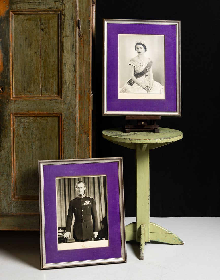 Queen Elizabeth II and Prince Philip Signed Photographs - 9