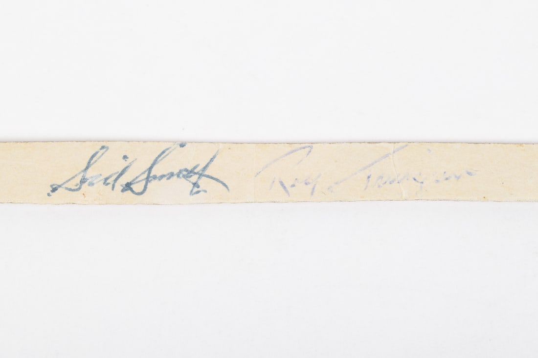 Barilko Bros Radio and Appliances Barilko Signed Mini Stick w/ Display Photo - 6
