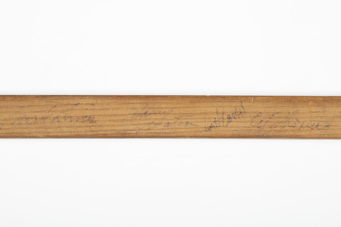 1947-1948 Toronto Maple Leafs Team Signed Stick Inc. Barilko - 6