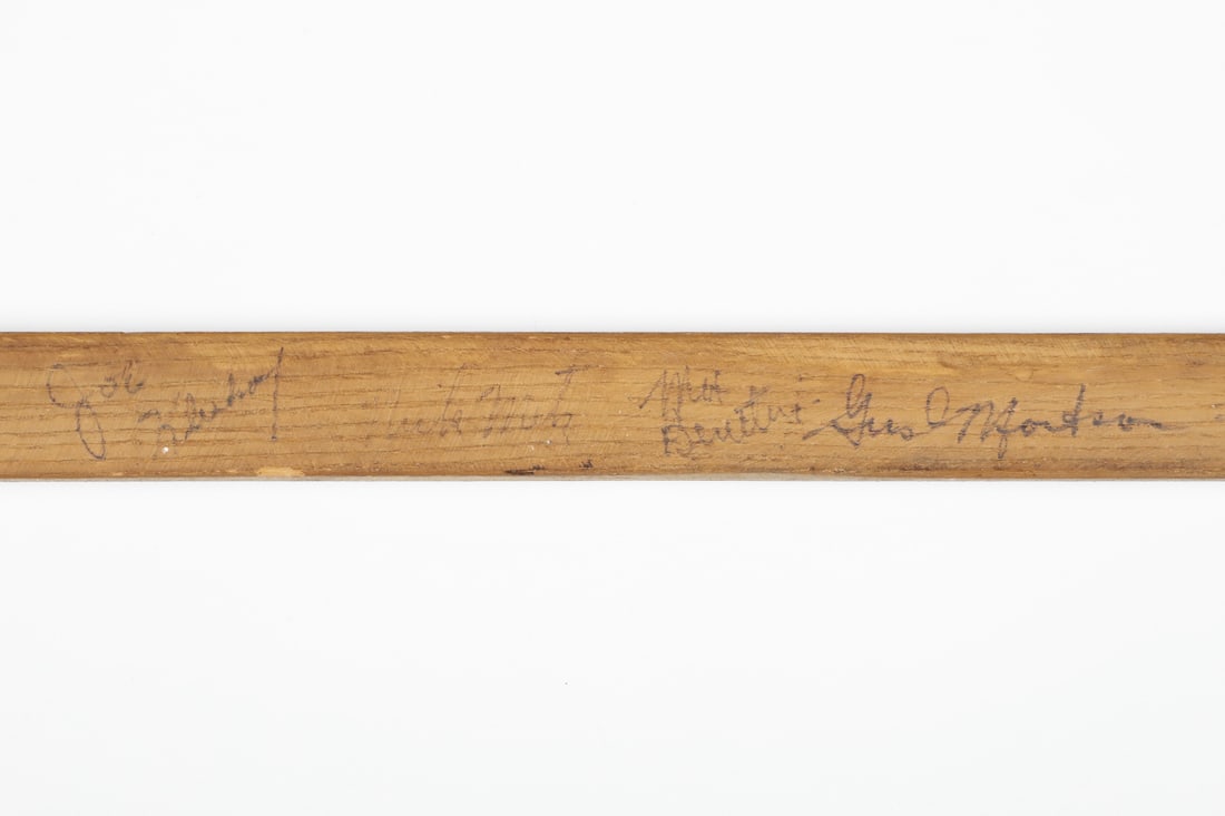 1947-1948 Toronto Maple Leafs Team Signed Stick Inc. Barilko - 7
