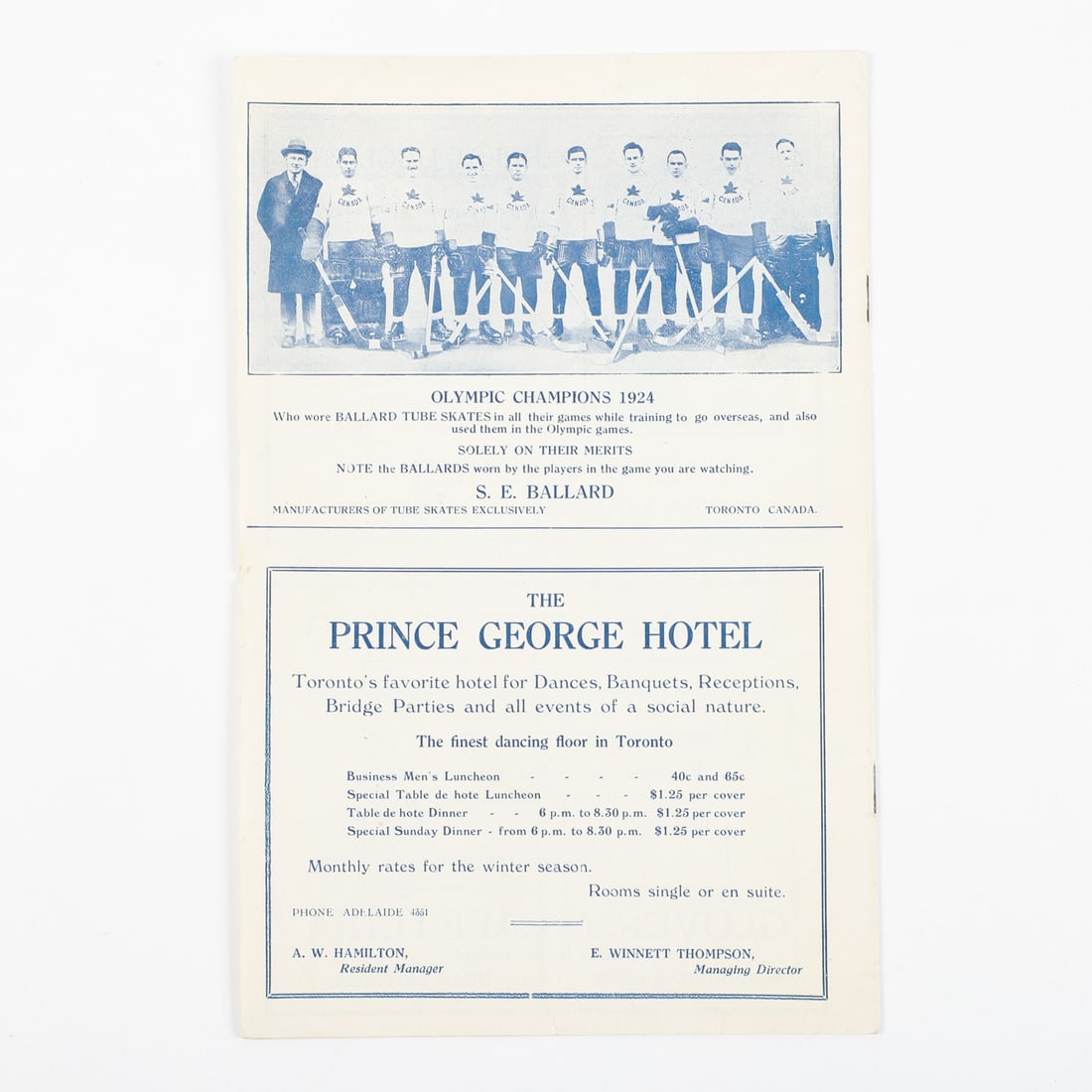 1920s Hockey Programs Including Frank Nighbor Signed (4) - 10