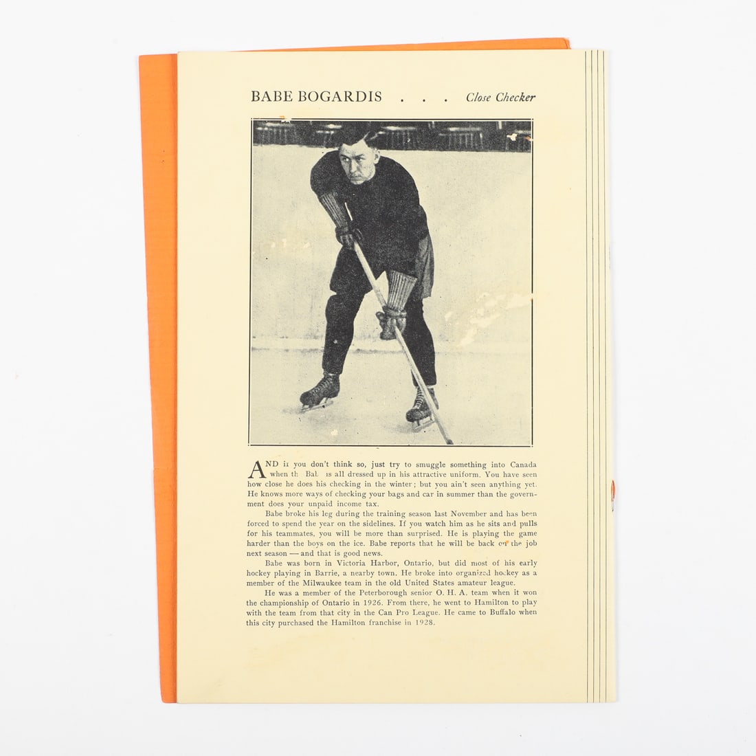 1920s Hockey Programs Including Frank Nighbor Signed (4) - 6