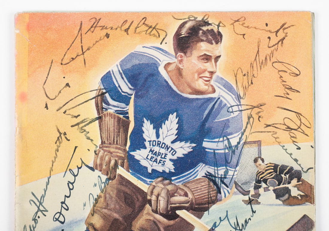 1933-1934 Maple Leaf Gardens Toronto Maple Leafs Team Signed Program - 2