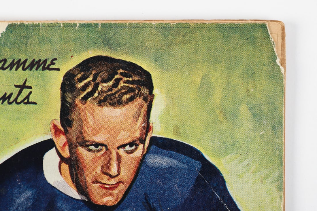 1940 Maple Leaf Gardens Signed Program With Ticket Sub - 7