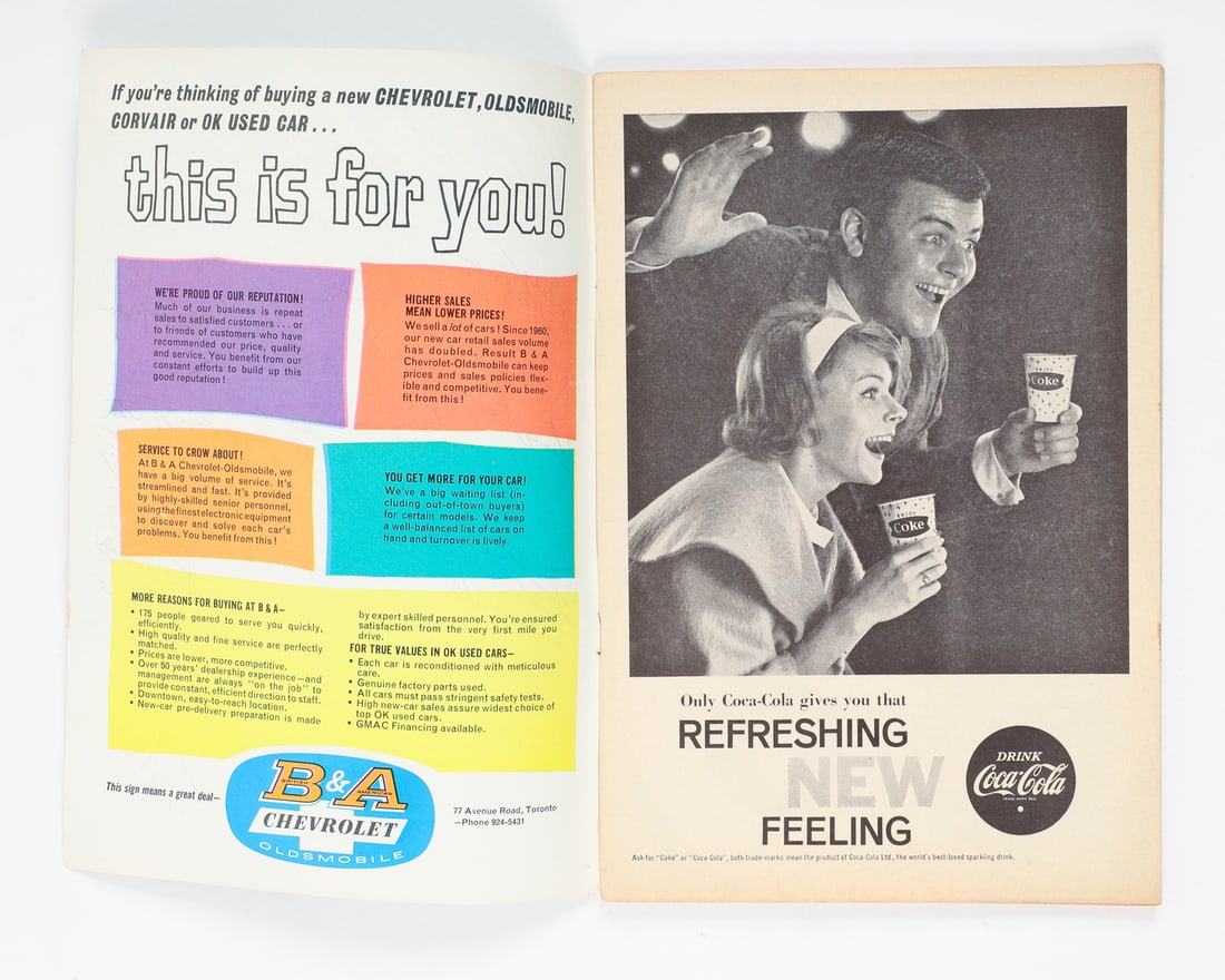 1963 Playoff Semi Final Game 1 and 5 Toronto Maple Leafs Team Signed Programs - 8