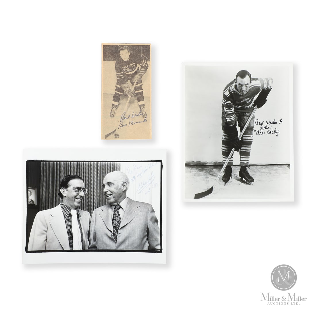 Bailey, Mosienko, and Campbell Signed Images (1 of 12)