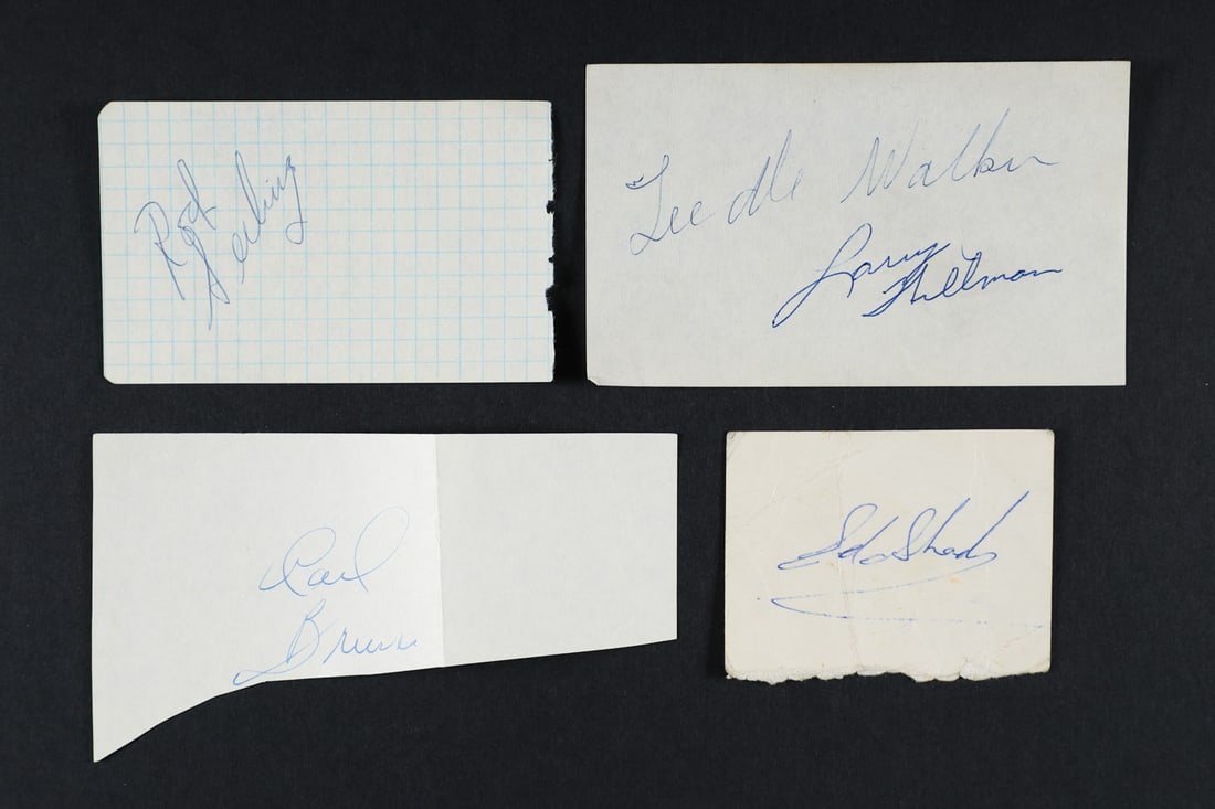 Collection of 18 Autographs w/ Horton - 6