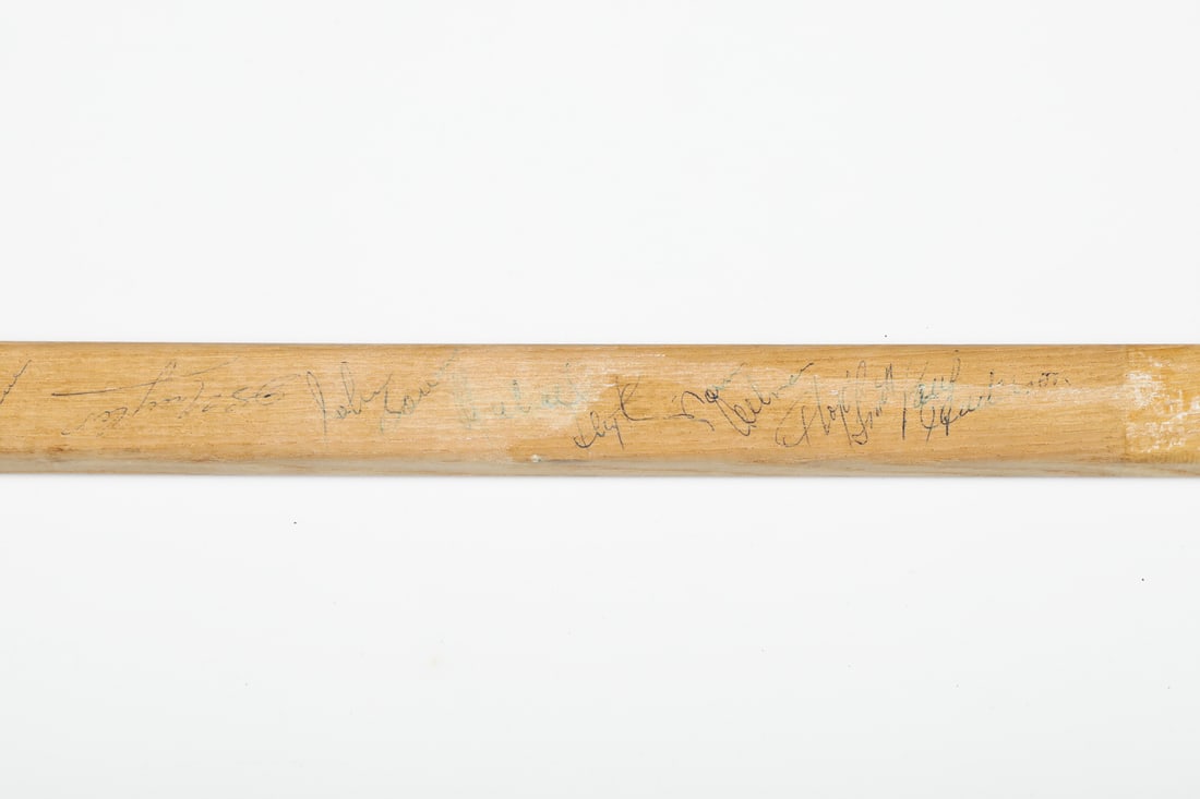 1968-1969 Toronto Maple Leafs Team Signed Stick - 4