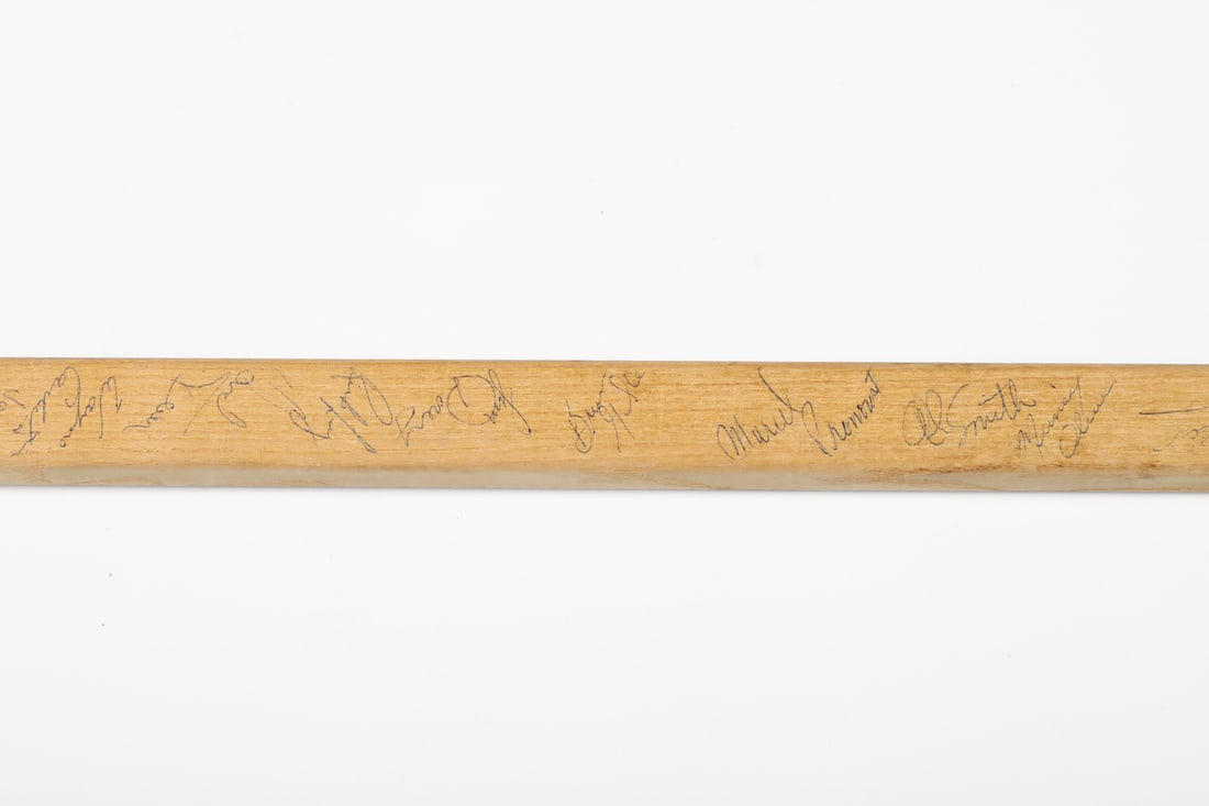 1968-1969 Toronto Maple Leafs Team Signed Stick - 5