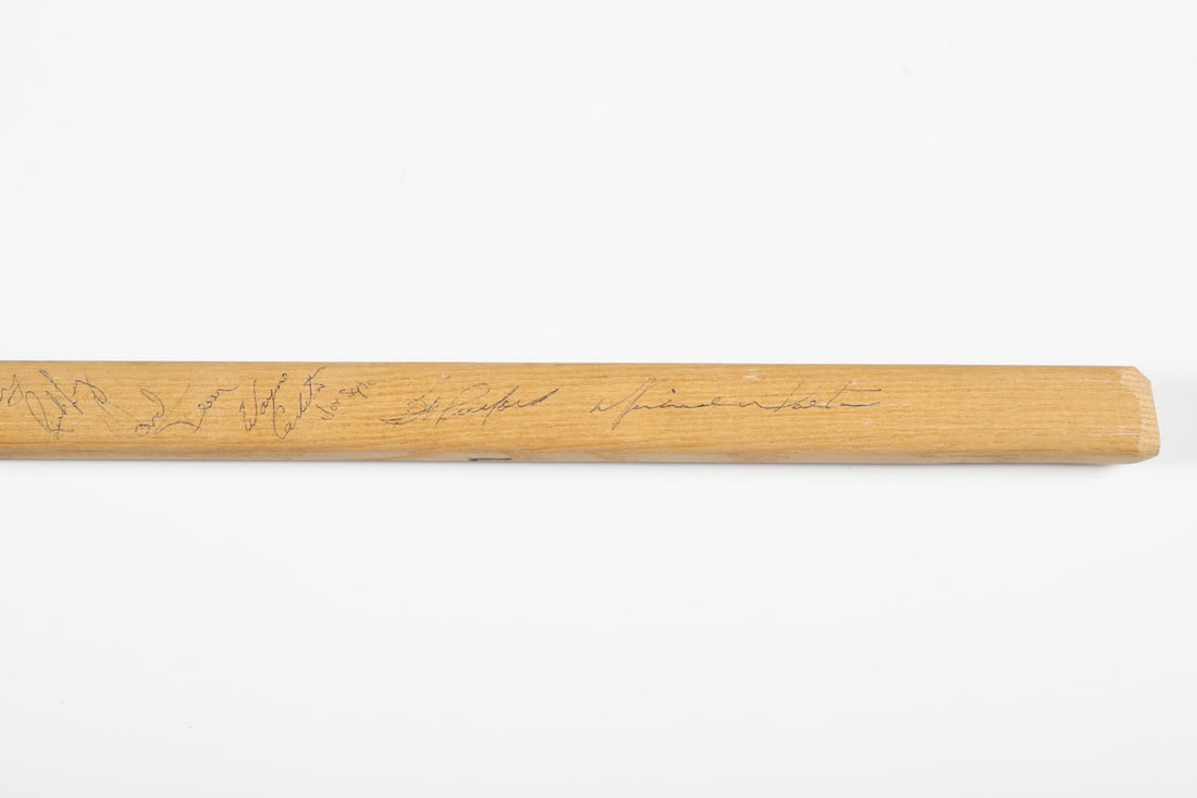 1968-1969 Toronto Maple Leafs Team Signed Stick - 6